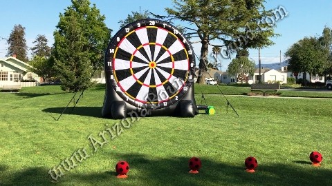 Inflatable foot darts game rental Phoenix Arizona